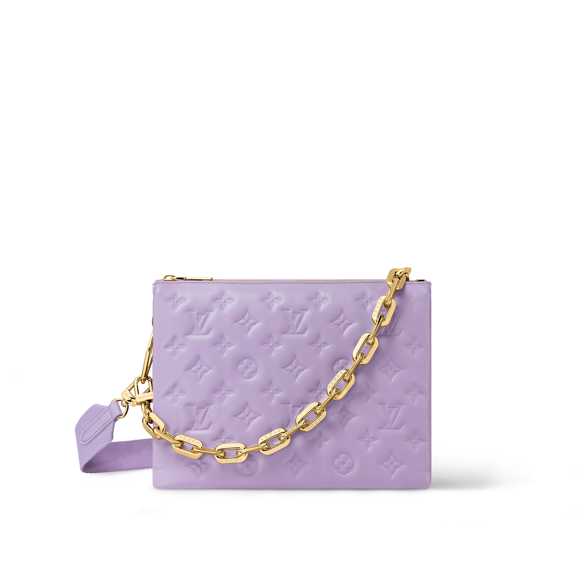 Lv store purple handbag